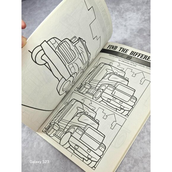 Tough Trucks Coloring and Activity Books Kids Childeren Art & Craft - Picture 6 of 10